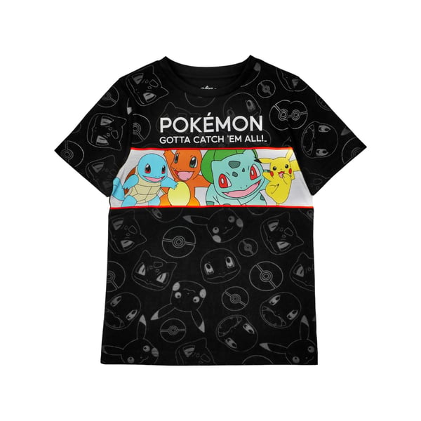 Pokemon Pojkar Karaktärer Kortärmad T-shirt