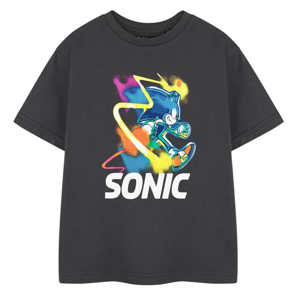 Sonic The Hedgehog Kortärmad T-shirt i Akvarell för Pojkar