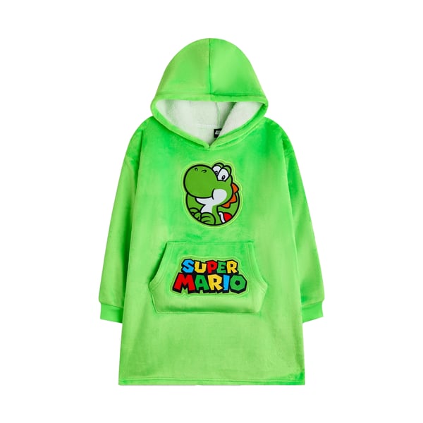 Super Mario Childrens/Kids Yoshi Blanket Hoodie
