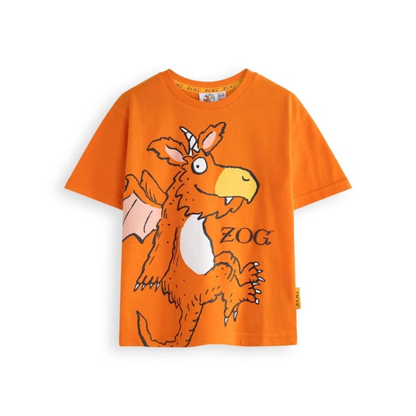 The Gruffalo Childrens/Kids Zog Big Face Short-Sleeved T-Shirt