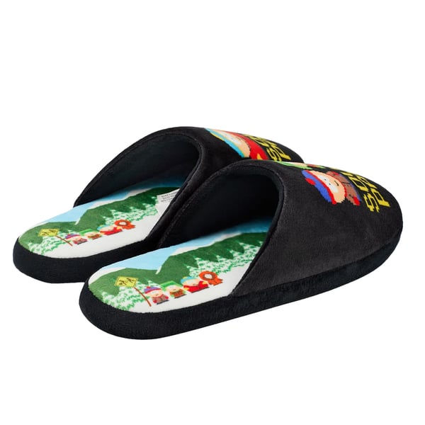 South Park Mens Pixel Mule Slippers