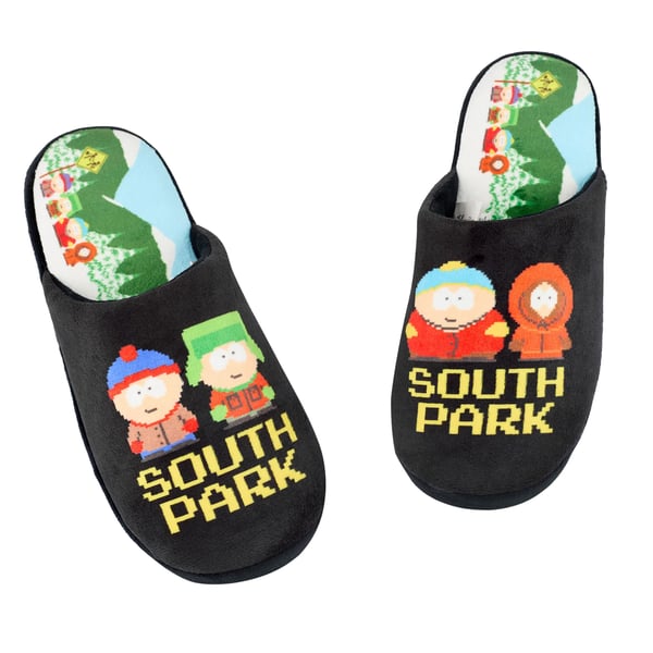 South Park miesten pikselimulesandaalit South Park miesten pikselimulesandaalit