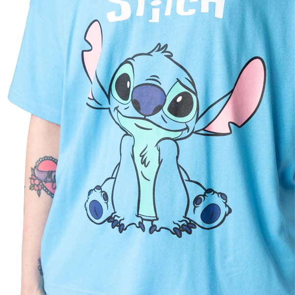 Lilo & Stitch naisten lyhythihainen pyjamasetti