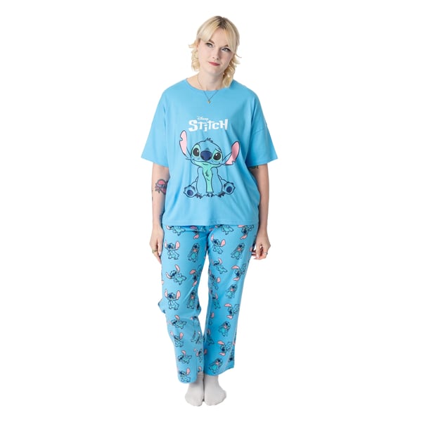Lilo & Stitch Womens/Ladies Short-Sleeved Pyjama Set