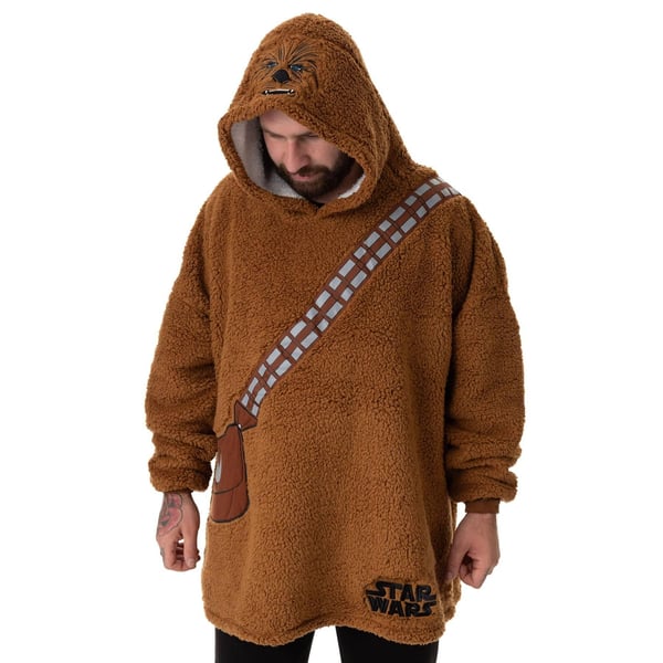 Star Wars Unisex Vuxen Chewbacca Filt Hoodie