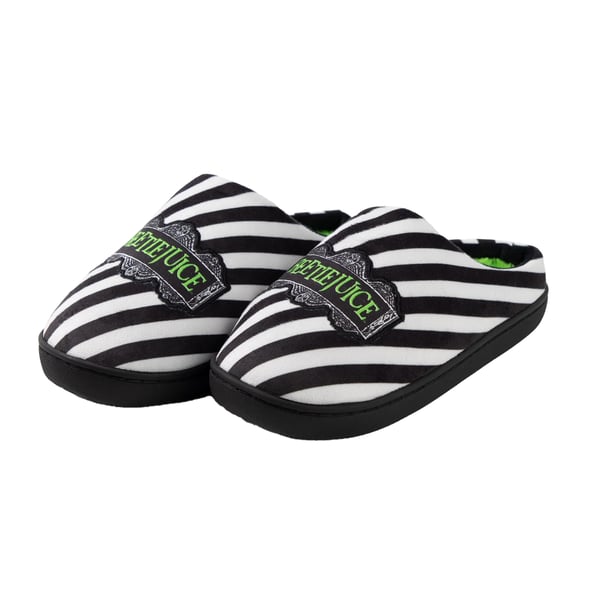 Beetlejuice Unisex Adult Logo Mule Slippers