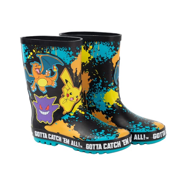 Pokemon Boys Characters Wellington Boots