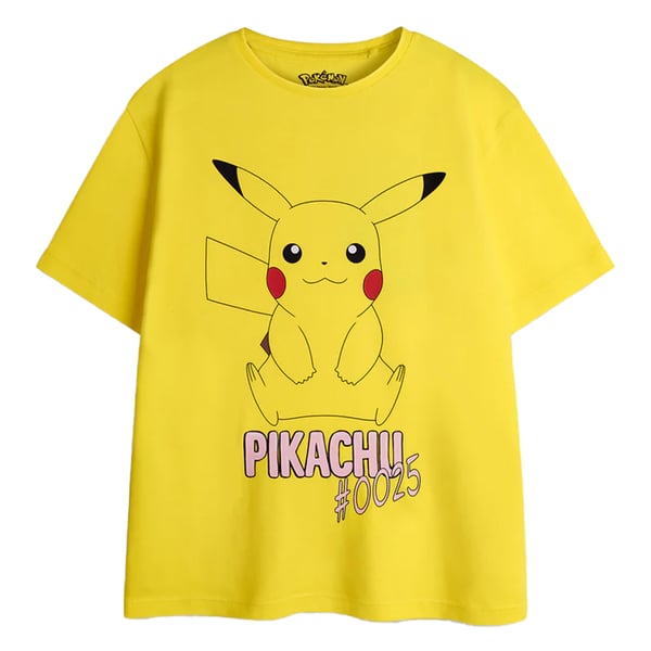 Pokemon Girls Pikachu Eevee & Jigglypuff T-Shirt (Pack of 3)