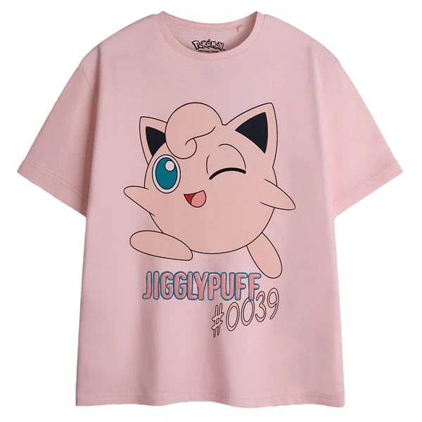 Pokemon Girls Pikachu Eevee & Jigglypuff T-Shirt (Pack of 3)