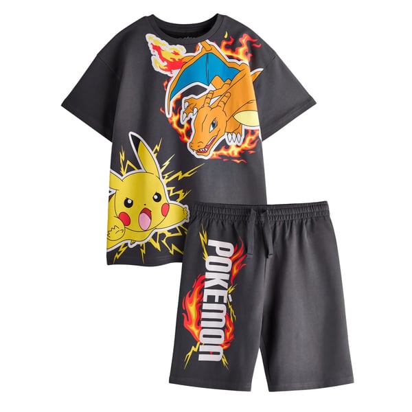 Pokemon Pojkar Pikachu & Charizard T-shirt & Shorts Set