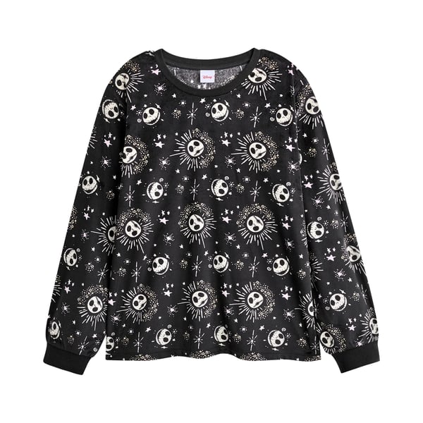 The Nightmare Before Christmas Womens/Ladies Star Fleece Long Pyjama Set