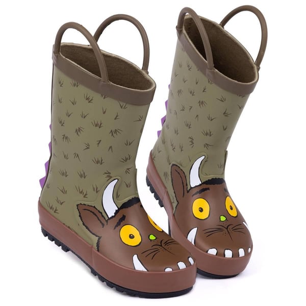 The Gruffalo Childrens/Kids 3D Spikes Wellington Boots