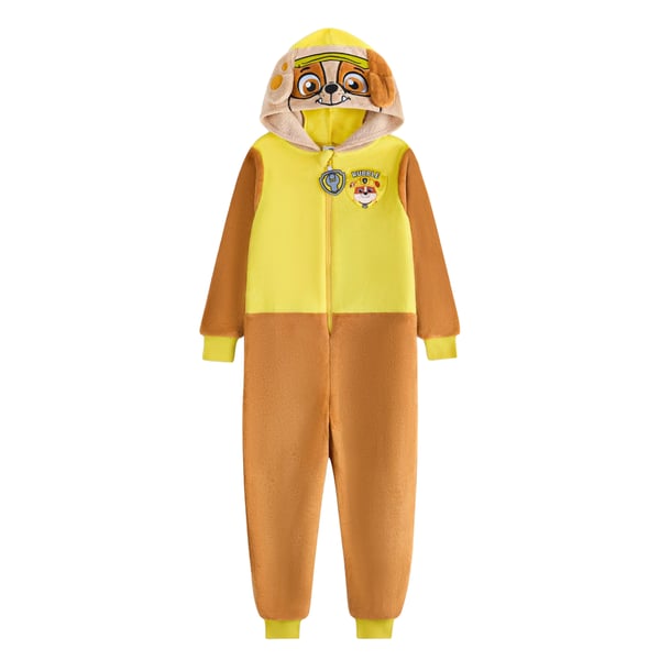 Paw Patrol Childrens/Kids Rubble Applique Face Jumpsuit