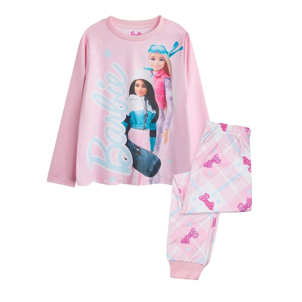Barbie Girls Winter Ski Long-Sleeved Long Pyjama Set