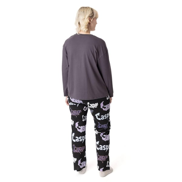 Casper Womens/Ladies Character Long-Sleeved Long Pyjama Set