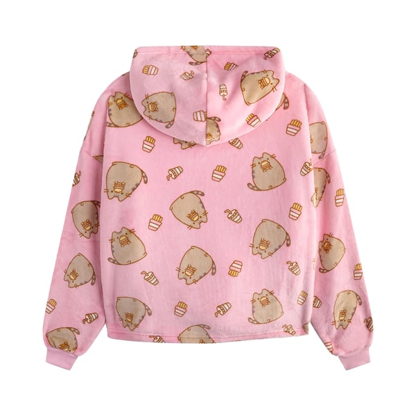 Pusheen Girls Food All-Over Print Blanket Hoodie