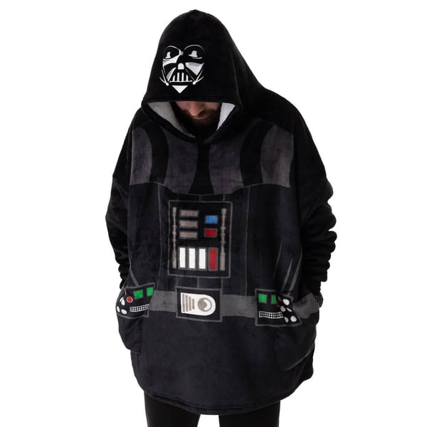 Star Wars Unisex Adult Darth Vader Blanket Hoodie