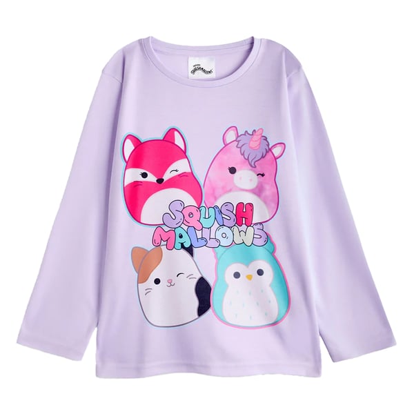 Squishmallows Girls Characters Long-Sleeved Long Pyjama Set (Pack of 2)