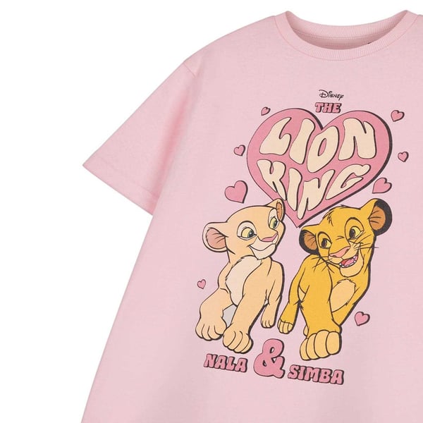 The Lion King Girls Simba And Nala Short-Sleeved T-Shirt
