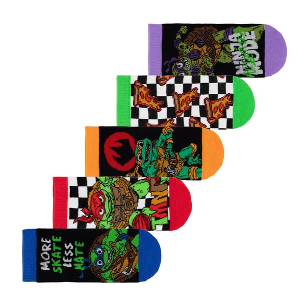 Teenage Mutant Ninja Turtles Boys More Skate Less Hate Socks