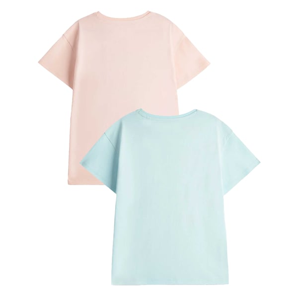 Lilo & Stitch Girls Stitch & Angel Short-Sleeved T-Shirt (Pack of 2)