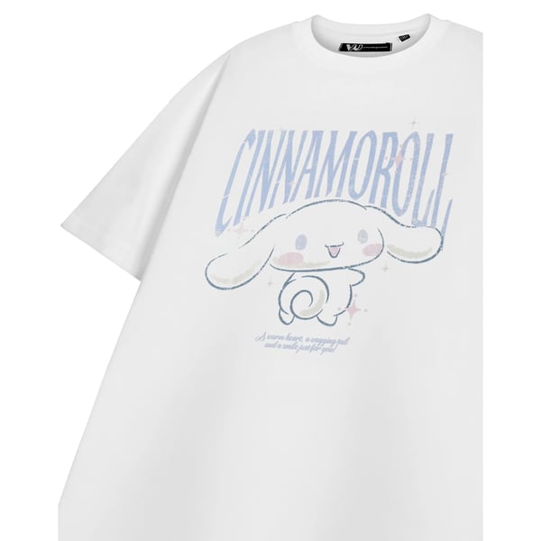 Hello Kitty Naisten Cinnamoroll Lyhythihainen T-paita