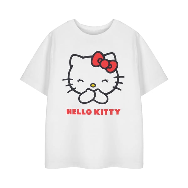 Hello Kitty Klassisk Kortärmad T-shirt för Flickor