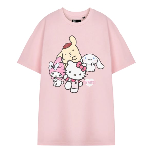 Hello Kitty & Friends naisten/naisten Sanrio lyhythihainen T-paita