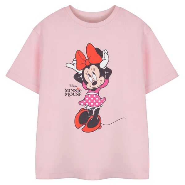 Disney Girls Minnie Mouse Pose Short-Sleeved T-Shirt