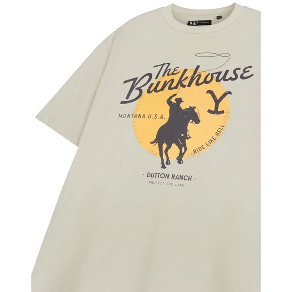 Yellowstone Miesten The Bunkhouse lyhythihainen T-paita
