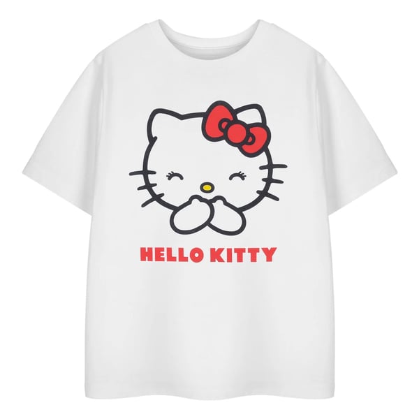Hello Kitty Klassisk Kortärmad T-shirt för Flickor