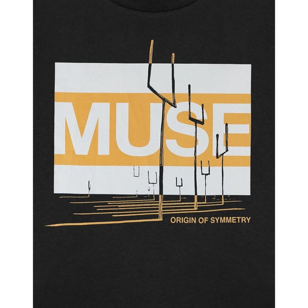 Muse Unisex T-shirt til voksne med symmetriens oprindelse