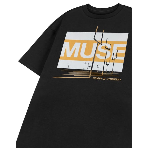 Muse Unisex T-shirt til voksne med symmetriens oprindelse