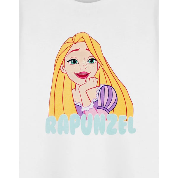 Disney Princess Girls Rapunzel Short-Sleeved T-Shirt