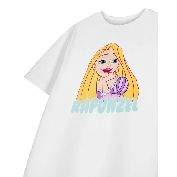 Disney Princess Girls Rapunzel Short-Sleeved T-Shirt