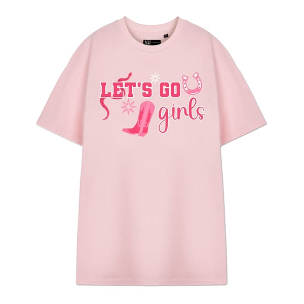 Show Me The Merch Womens/Ladies Let´s Go Girls T-Shirt