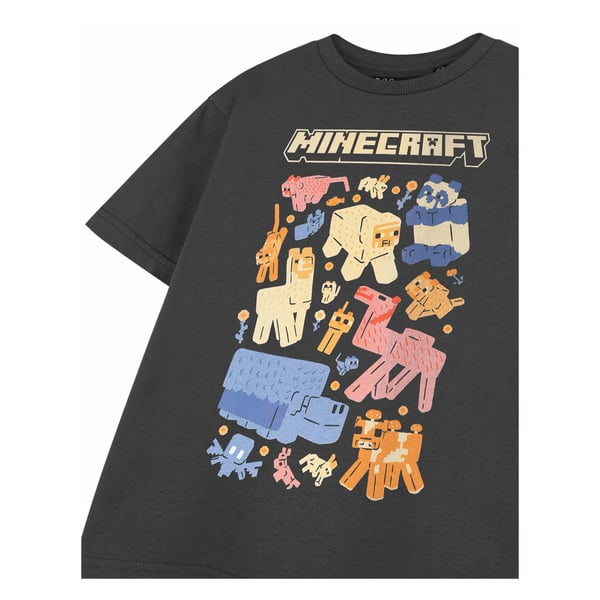 Minecraft Girls Animals Short-Sleeved T-Shirt