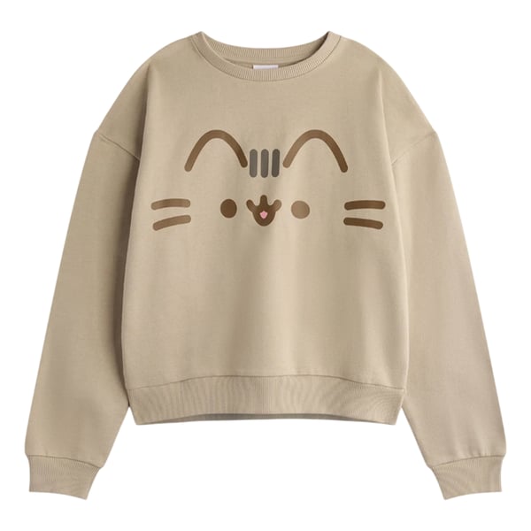 Pusheen Girls Big Face Sweatshirt & Jogging Bottoms