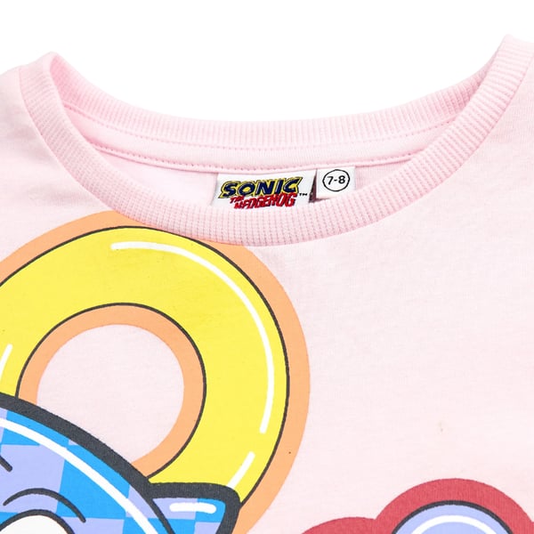 Sonic The Hedgehog Girls Diamond T-Shirt & Shorts Set