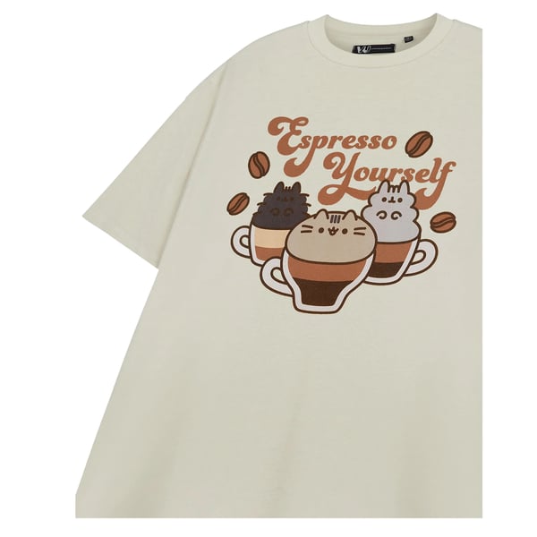 Pusheen Womens/Ladies Espresso Yourself Short-Sleeved T-Shirt