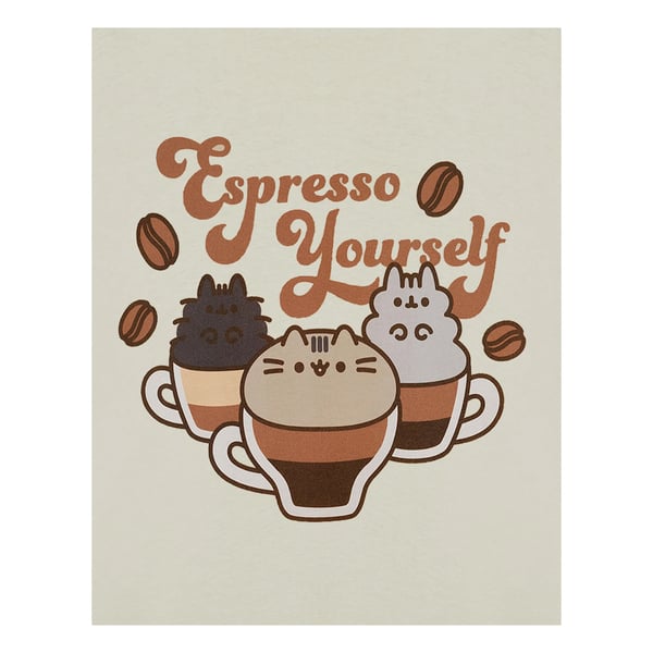Pusheen Womens/Ladies Espresso Yourself Short-Sleeved T-Shirt