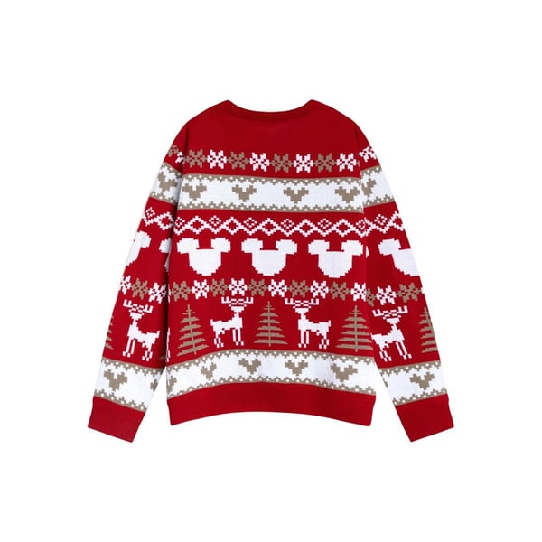 Disney Womens/Ladies Mickey Mouse Christmas Jumper