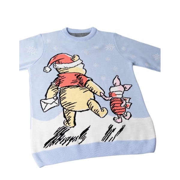 Winnie the Pooh Womens/Ladies Character Christmas Jumper
