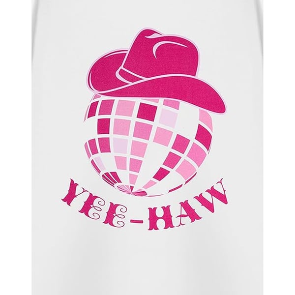 Show Me The Merch Womens/Ladies Yee-Haw Short-Sleeved T-Shirt