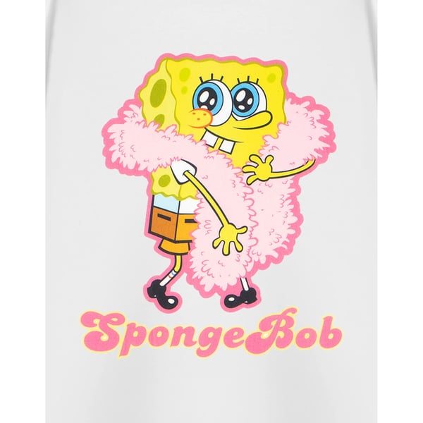 SpongeBob SquarePants Womens/Ladies Feather Boa Short-Sleeved T-Shirt