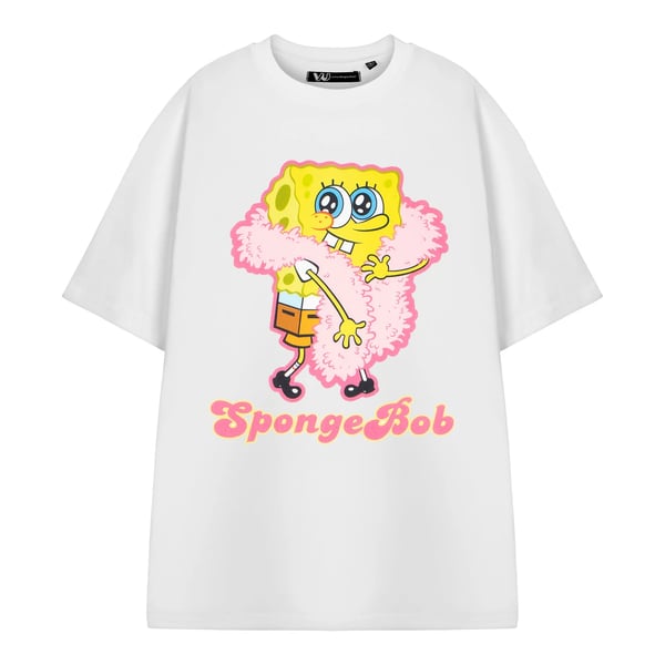 SpongeBob SquarePants Womens/Ladies Feather Boa Short-Sleeved T-Shirt