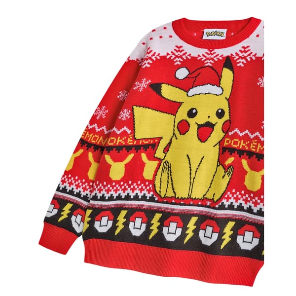 Pokemon Boys Pikachu Christmas Jumper
