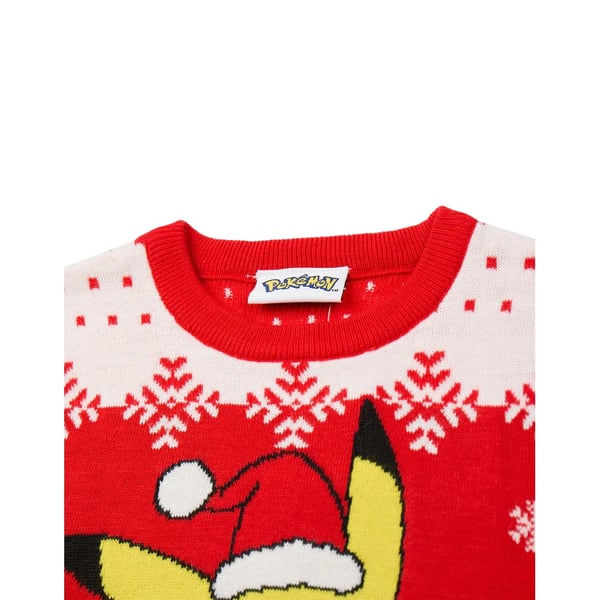 Pokemon Boys Pikachu Christmas Jumper
