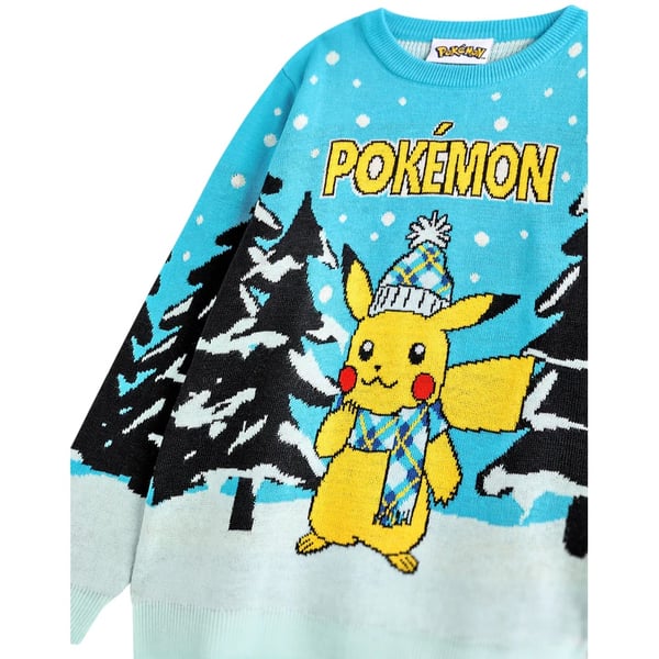 Pokemon Boys Pikachu Christmas Jumper