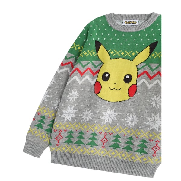 Pokemon Boys Pikachu Christmas Jumper
